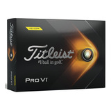 Pelota De Golf  Titleist Pro V1 Yellow Docena