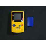 Game Boy Color Amarillo & Azul Pokémon -- Carcasa Genérica