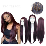 Peruca Front Lace Wig Lisa Preta Repart. Livre 80cm +wig Cap