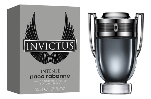 Paco Rabanne Invictus Intense Edt Para Hombre 50 Ml