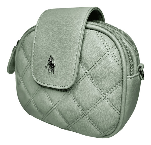 Bolsa Crossbody Capitonada Verde Hpc Polo 