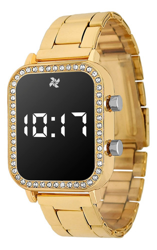 Relógio Feminino Digital Quadrado Lindo Moda Barato Original