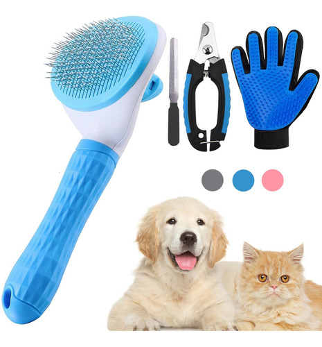 Cepillo Quita Pelo Peine Para Perro Gatos Mascotas Artículos