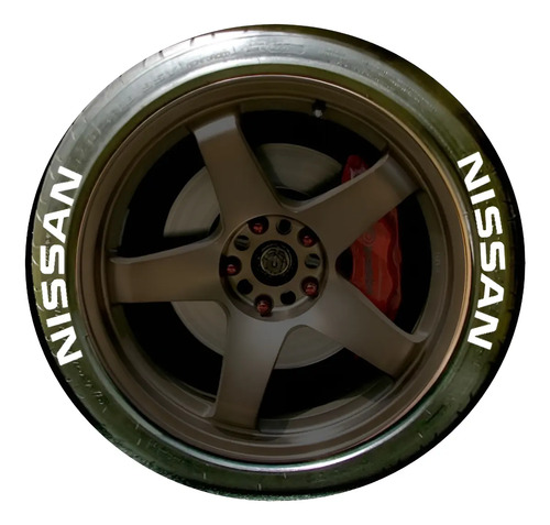 Letras Para Llantas Jdm Nissan March Versa Sentra Tsuru Gsr