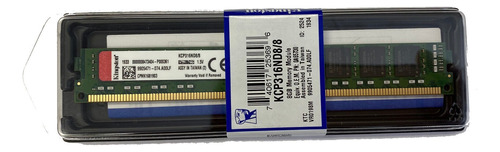 Memoria Ram 8gb Kingston Kcp316nd8/8  Ddr3