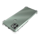 Funda Transparente + Vidrio Glass Para Motorola Motog9 Power