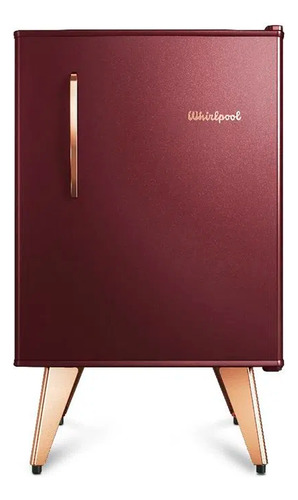 Heladera A Gas Minibar Compacta Whirlpool Retro 76 Lts Vino