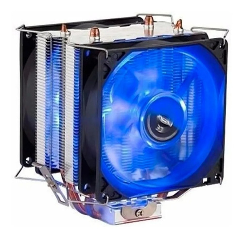 Cooler Duplo Cpu Dual Fan Pc Intel Amd 775 1151 1155 Am4 Am3