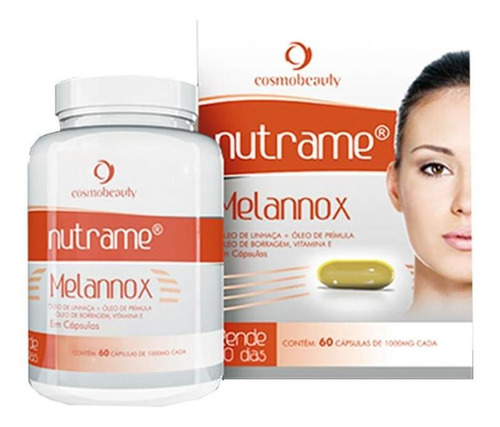 Nutrame Melannox Clareamento Da Pele 60 Caps Cosmobeauty