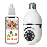 Camara De Seguridad Con Bombilla 5g Wifi De Doble Banda, Cam