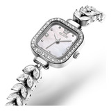 Relojes Elegantes Cuadrados De Lujo Olevs Diamond