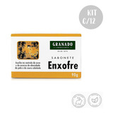 Kit C/12 Sabonetes Em Barra 90g Enxofre Para Acne Granado