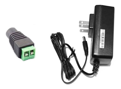 Eliminador Fuente De Voltaje 12v 2a Cctv, Leds, Conector Hem