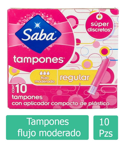 Saba Tampones Caja Con 10 Tampones