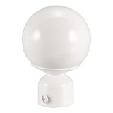 Finial Bola Hierro Blanca Para Barra Cortina 28mm