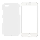 Película Gel 3d Traseira Lateral Compatível iPhone 7 Branco