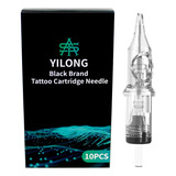 Cartucho De Tatuaje Profesional Rs Round Shader 10pzs Yilong Calibre De Las Agujas 1205