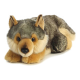 Peluche Lobo Aurora Miyoni® Gris 28 Cm