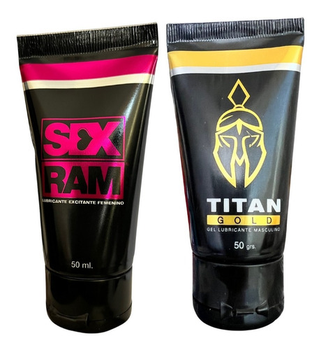 Gel Lubricante Masculino Titan Gold +mujer Excitante Sexshop