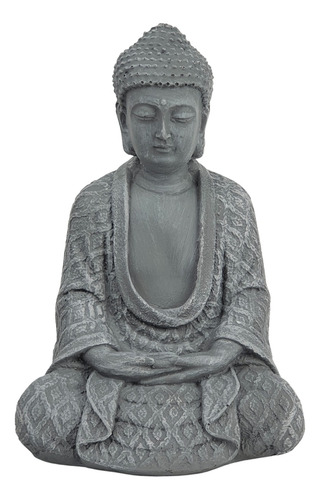 Buda Hindu Grande Tailandes Tibetano Estatueta 23cm Resina