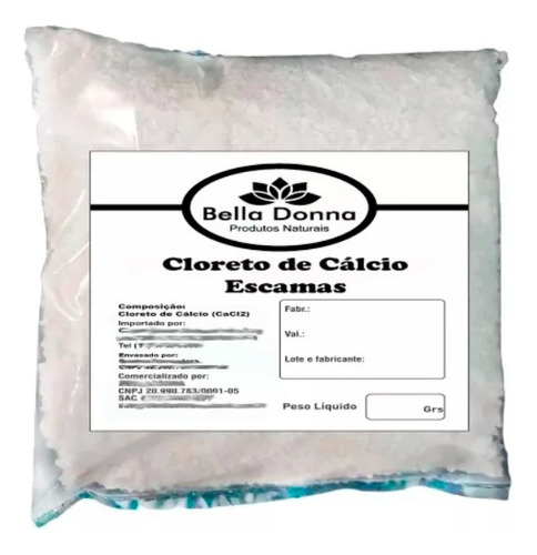 Kit 2 Cloreto De Calcio Escamas 1 Kg Cada