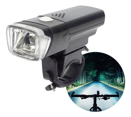 Lanterna Para Bicicleta Led Frontal Dianteira Luz Forte Bike