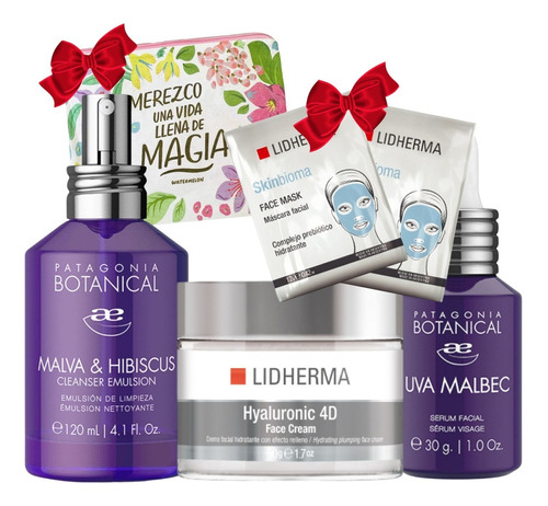 Kit Facial Hombre Rutina Antiage Relleno Arrugas Premium