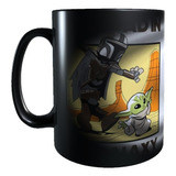 Tazon Taza Mágica The Mandalorian, Baby Yoda, Star Wars Papá