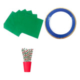 Kit Decoracion Mesa Navideña Año Nuevo Set Navidad Fiesta 23