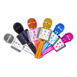 Microfone Sem Fio Bluetooth Karaoke Youtuber Reporter Cores 