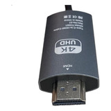 Hdmi Para Celular Typec iPhone/iPad Resolu. 1080p Largo 2 Mt