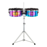 Timbales Lp Tony Succar Signature Cromo Tornasol 