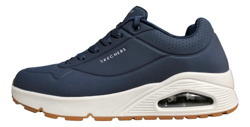 Tenis Skechers Street Uno- Stand On Air Color Marino (52458)