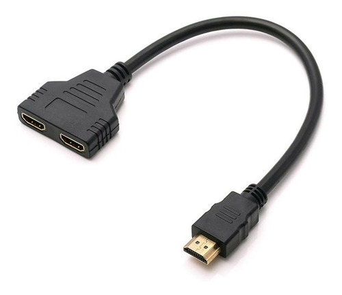 Cable Divisor Splitter 2 Pantallas Monitor Hdmi 1.4 Fullhd