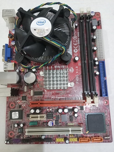 Tarjeta Madre Pc Chips P49g Pentium Dual-core E2200