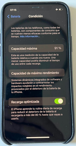 iPhone 11 Pro 256 Gb Gris Espacial Impecable Bate 91% Cash