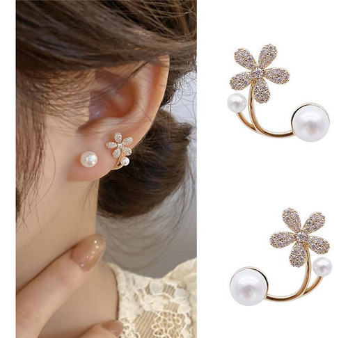 Aretes  Flor  Mujer Regalo Joyas