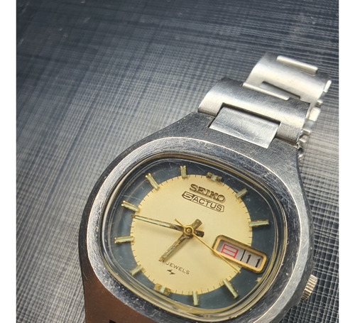 Relógio Pulso Vintage Seiko 5 Actus 7019-5010 Automático