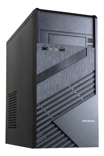 Gabinete Mymax Atx Preto Com Fonte 200w 1 Baia Mca-fc-al05m