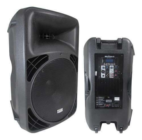 Caixa De Som Ativa Mark Audio Mk1535a Bt 300w 