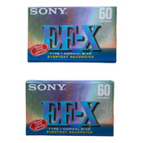 Cassette Sony Efx 60min Sellado