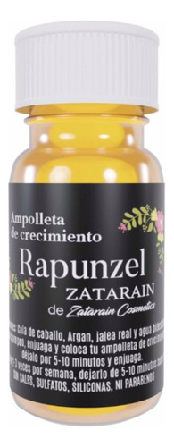 Paq 4 Ampolletas De Crecimiento Rapunzel Zatarain Cosmetics