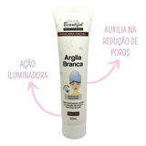 Argila Branca Skincare Mascara Facial Peel Off Oleosidade