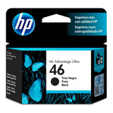 Cartridge Tinta hp 46 Negro  1500 Pag. 2529/4729 14ml Tinta