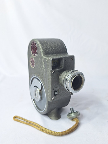 Filmadora 8mm Bell & Howell 134 Camera A Corda Rara Funciona