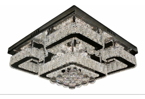 Lustre Led Cristal Legítimo 72w Sala Quarto Luz 3em1 Bivolt