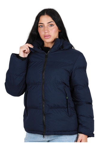 Campera Inflada Mujer Capucha Desmontable Oldtown Polo