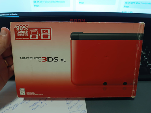 Nintendo 3ds Xl Na Caixa + R4