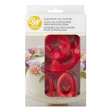 Kit De Cortadores Figura Flores Para Pasta De Goma Wilton