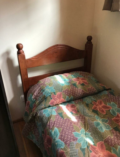 Cama De 1 Plaza De Madera Maciza De Algarrobo